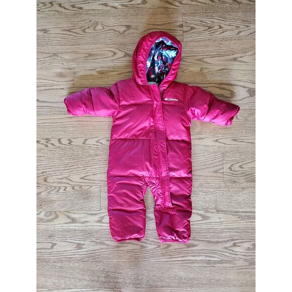 Columbia Red Snuggly Bunny Bunting 6-12M EUC - Picture 2 of 6